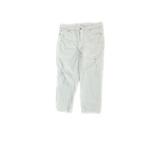 Time And Tru Mid Rise Distressed Women's size 16 White Denim Jeans